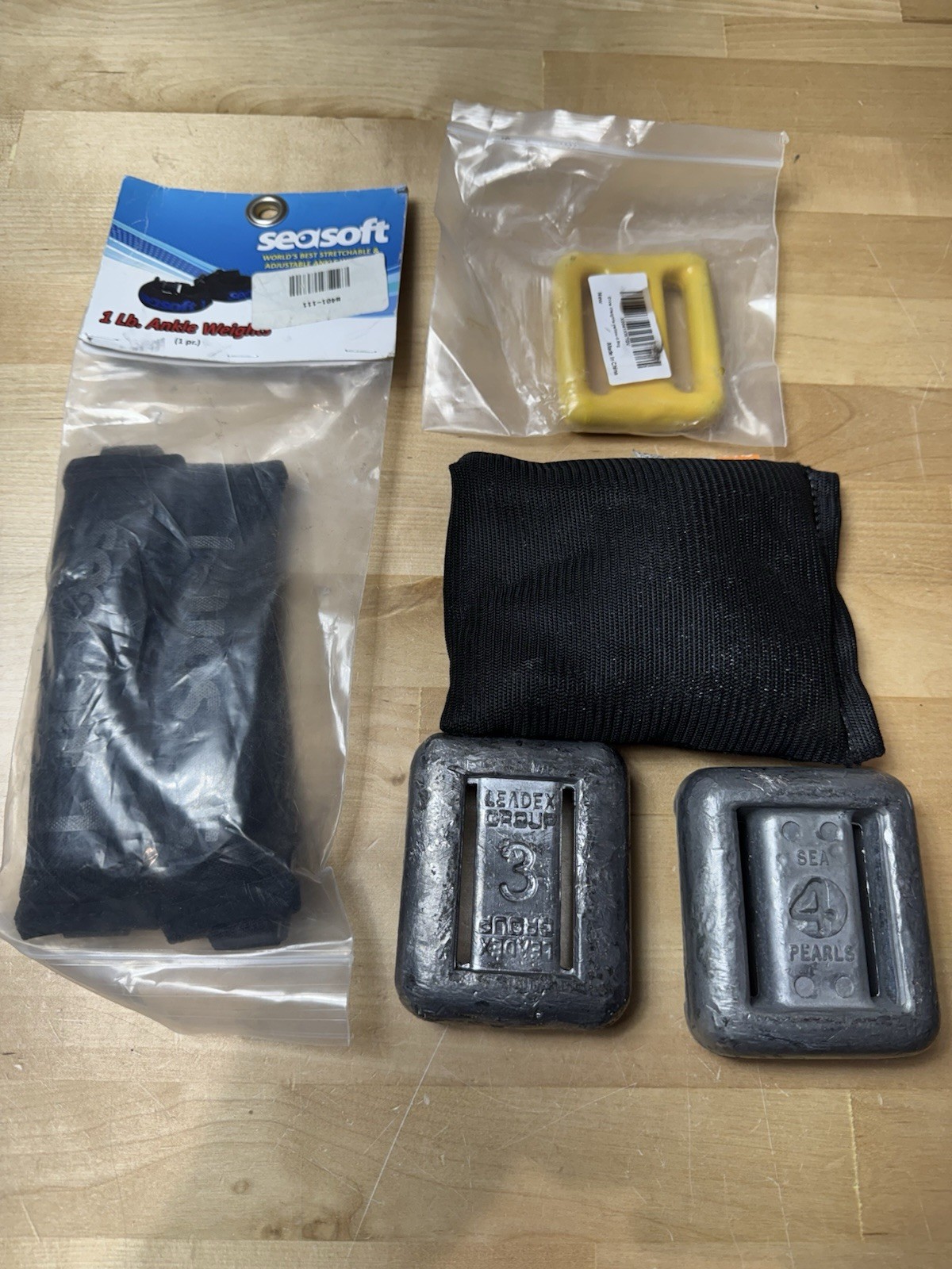 15.1 lbs Scuba Dive Weight Sea Pearl Leadex Seasoft 5lb 4lb 3lb 1lb 0.5kg LOT