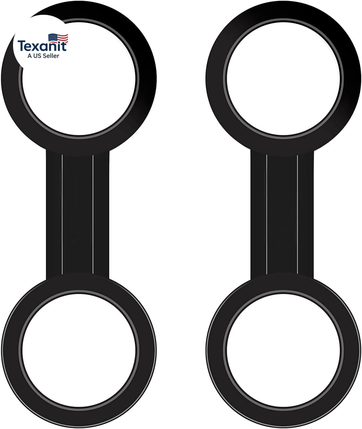 2 Pieces Scuba Diving Dive Snorkeling Silicone Snorkel Mask Strap Keeper Holder
