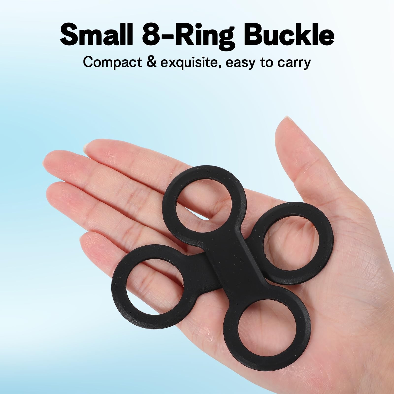 Amaxiu 4 Pcs Snorkel Inner Diameter 2.2cm/0.87in, Length 9cm/3.54″, Black