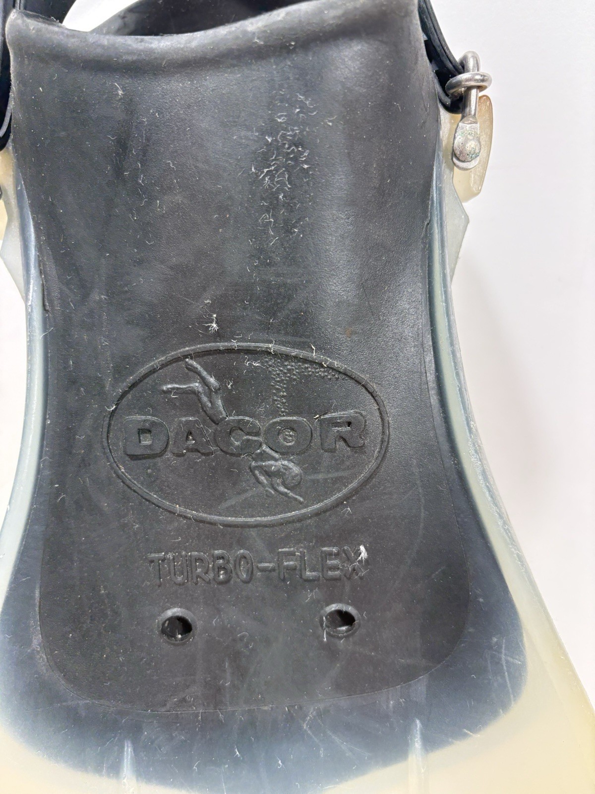 Rubber Dacor Turbo Flex Scuba Divers Fins Size Large Italy Tpf-l 4157-00 Fin