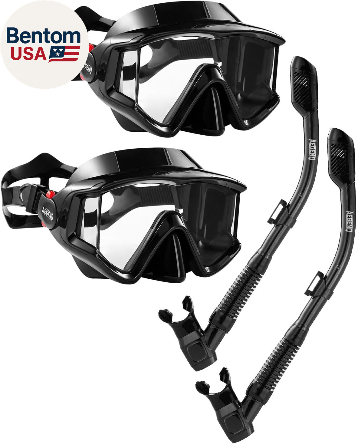 Snorkeling Gear for Adults Youth Kids, Snorkel Mask with Top Dry Valve – Panoram