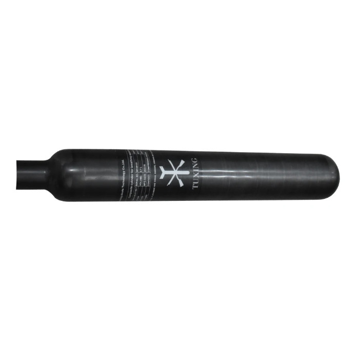 0.7L 700cc Carbon Fiber Cylinder HPA Air Bottle Scuba Diving Tank 4500PSI 300BAR
