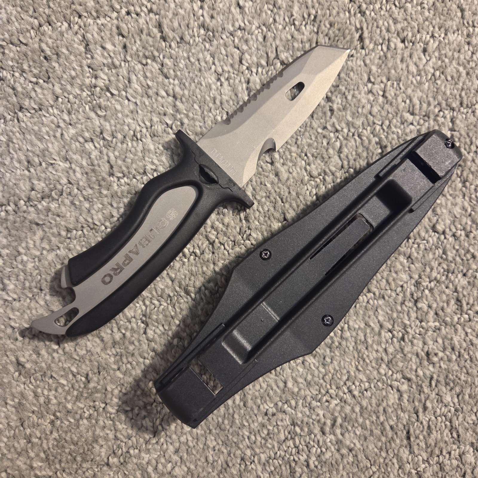 Scubapro Mako Diving Knife with 3.5-Inch Blade – TITANIUM