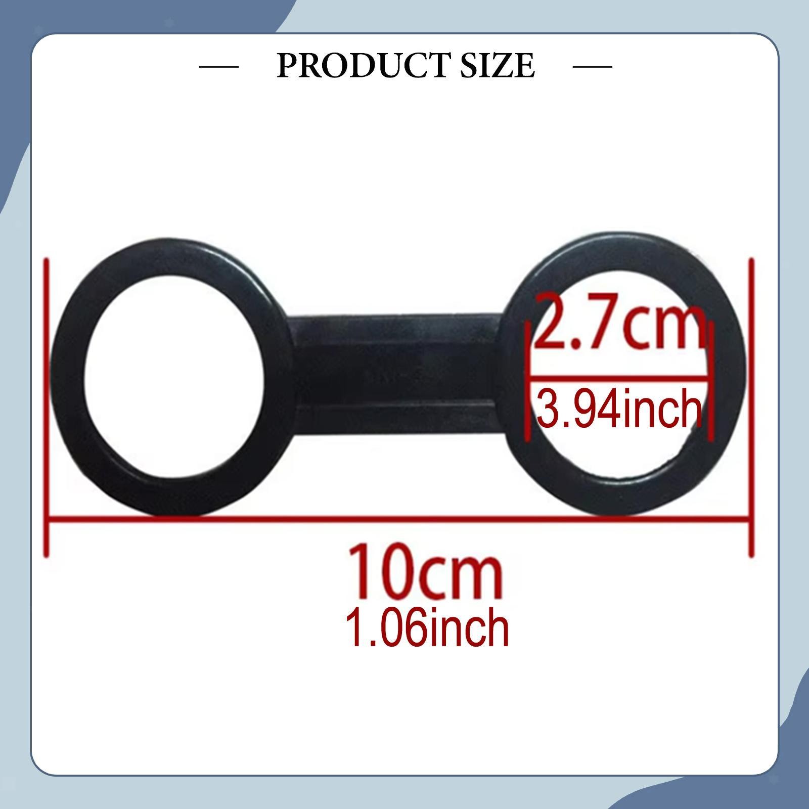 8x Scuba Diving Clips Silicone Snorkel Mask Strap Keepers Lightweight