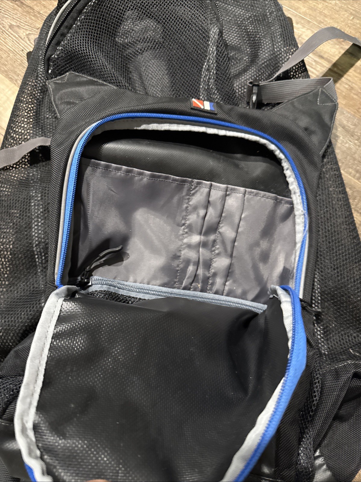 Aqua Lung XL Scuba Diving BackPack w/TPUSA Snorkel & Trident Belt