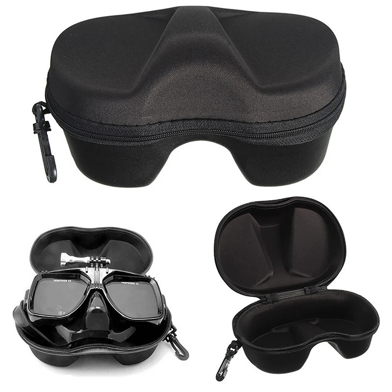 Diving Mask Case Storage Box Underwater Goggles Face Cover Snorkel Zipper New