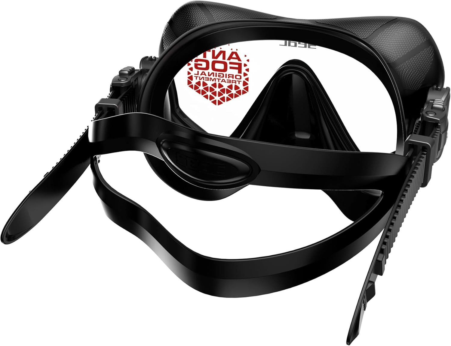 Pura – Frameless Single-Lens Silicone Diving Mask | Antifog Low Volume Mask for