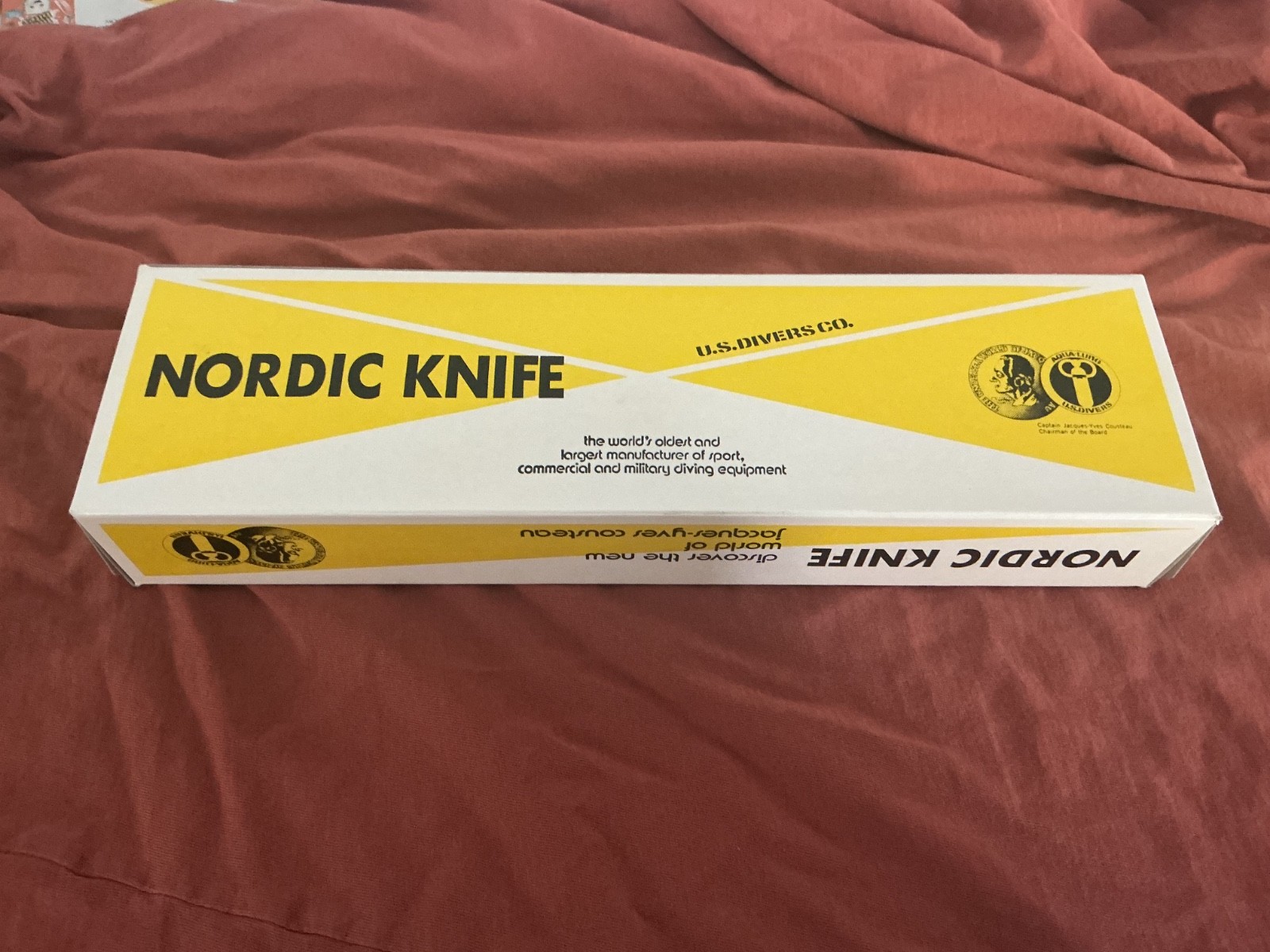 US DIVERS NORDIC KNIFE SHEATH VINTAGE NIB 4227-00 aqua lake ocean fish nos old