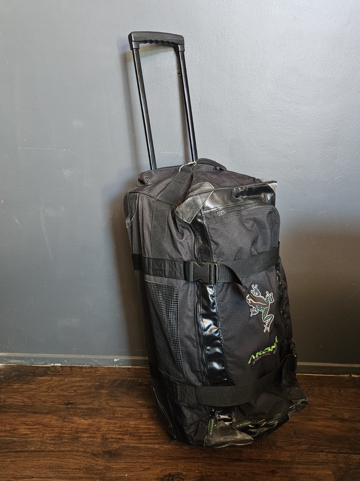 💥AKONA Adventure Gear Travel Scuba Dive Roller Bag BLACK 36″ x 15″ x 16″ #3