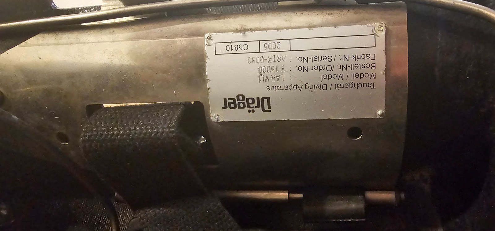 Dräger LAR VI.1 Closed Circuit SCUBA Diving Apparatus Kit with Case Drager
