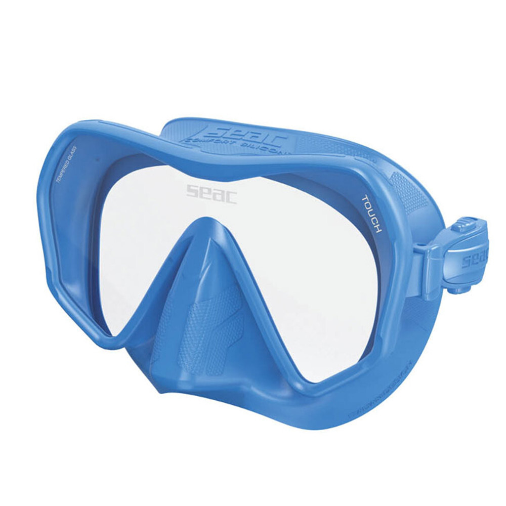 Used Seac Touch Frameless Mono Lens Dive Mask – Light Blue