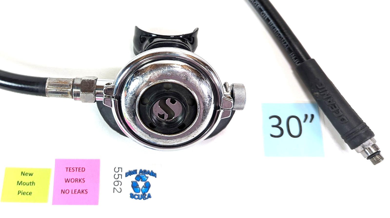 Scubapro 109 Metal Adjustable Balanced 2nd Stage Scuba Dive Regulator #5562
