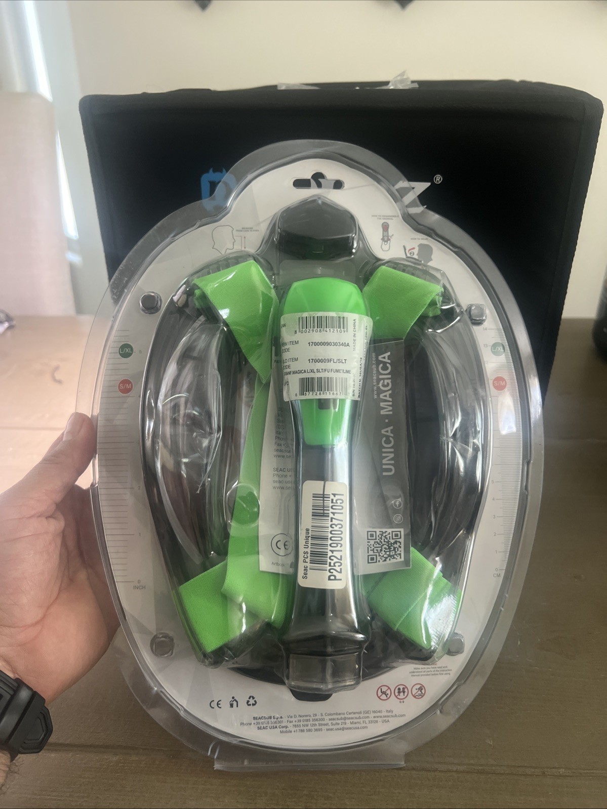 SEAC Magica Full Face Snorkeling Mask