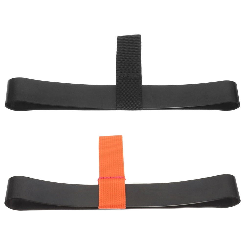 2pcs Black Rubber Diving Equipment Band Hose Holder Retainer Tank Strap Scuba