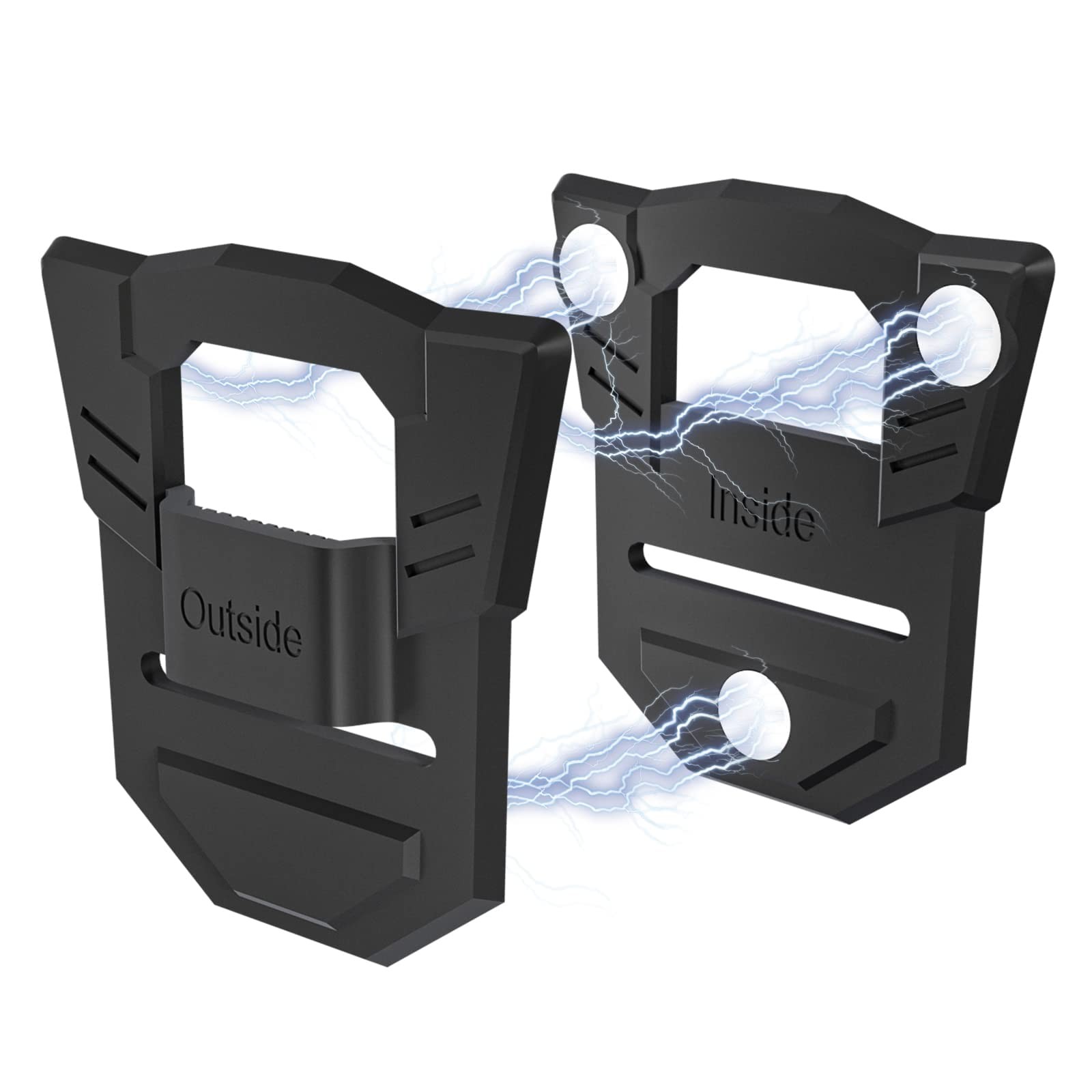 RUKUHOT Body Camera Mount, Universal Mounts & Clamps Fit for All Black