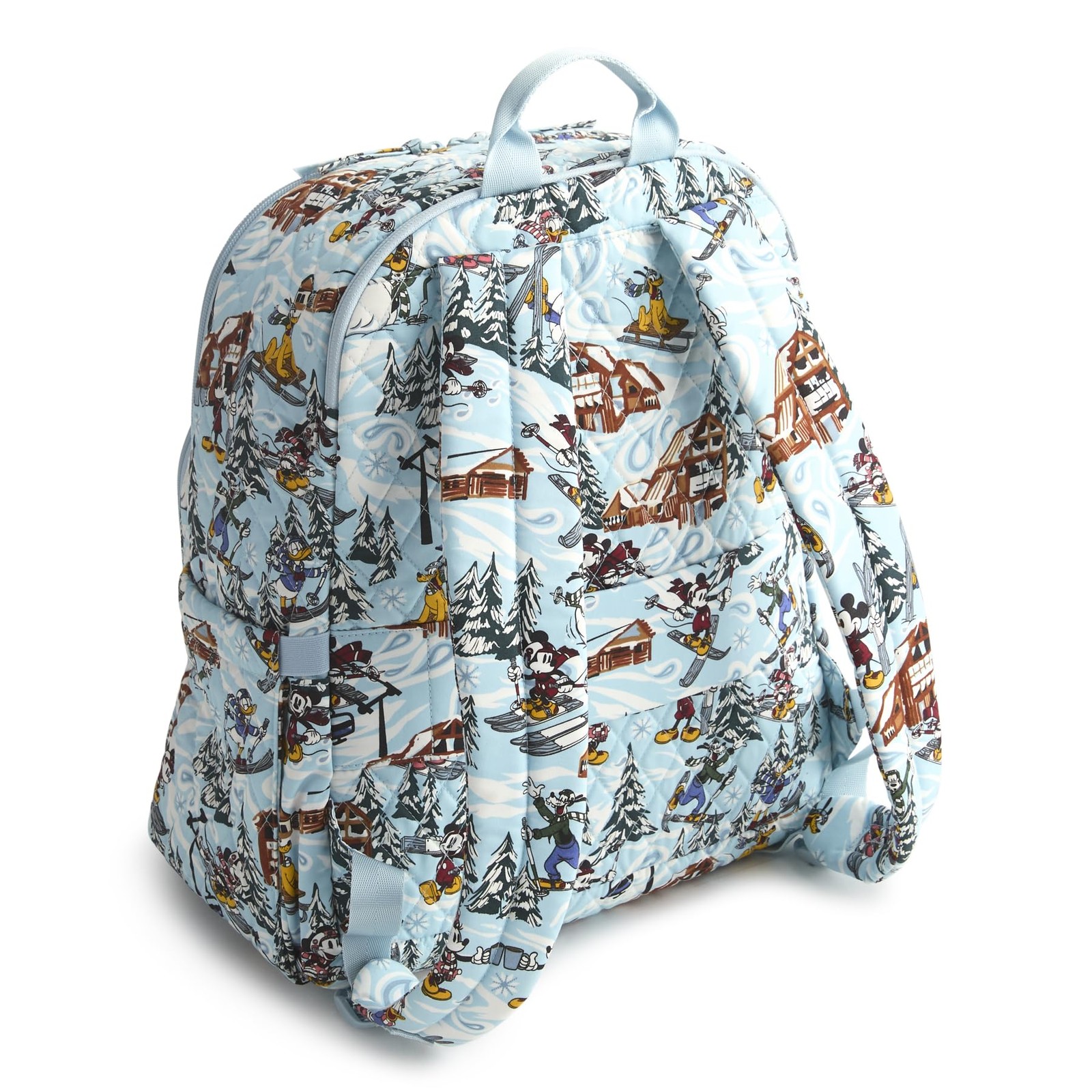 Vera Bradley 12 inches wide x 16 high x 8 deep, Ski Weekend Mickey and Friends