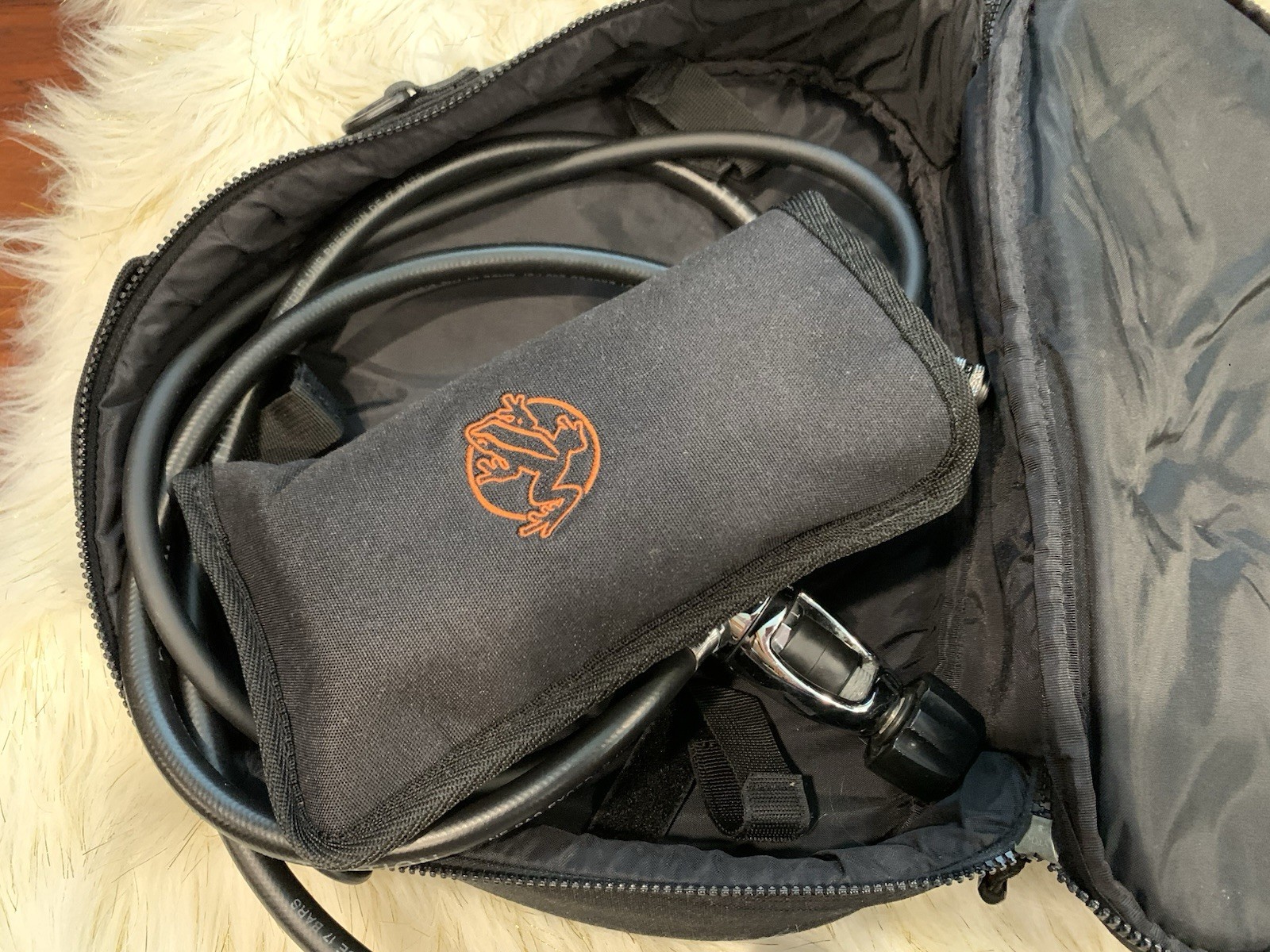 Sea Quest Yoke First Stage, Sea Quest Mirage Regulator, Sherwood Console, & Bags