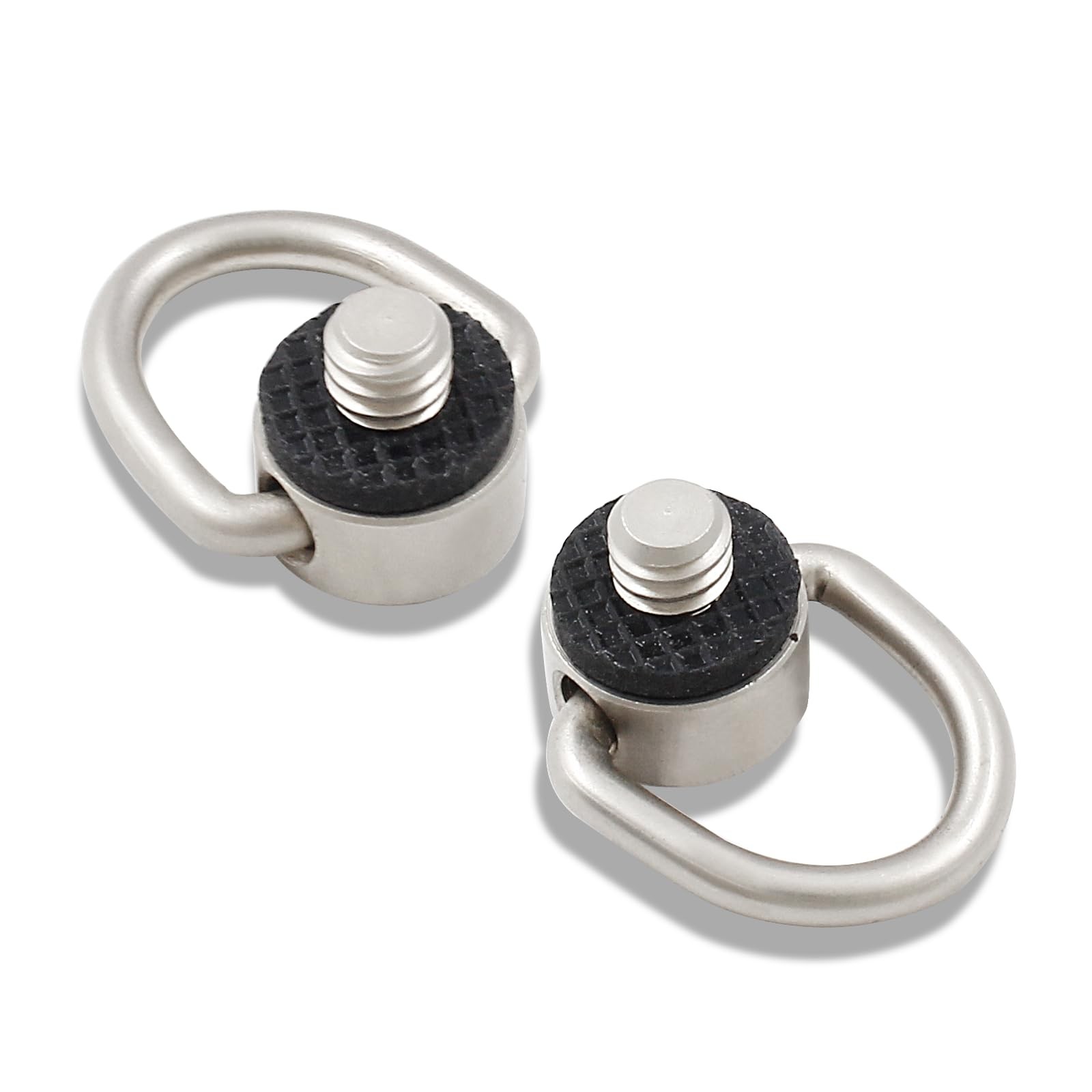 Litoexpe Stainless Steel D Ring Screw, 1/4″-20 Camera Fixing 1/4-20, Silver