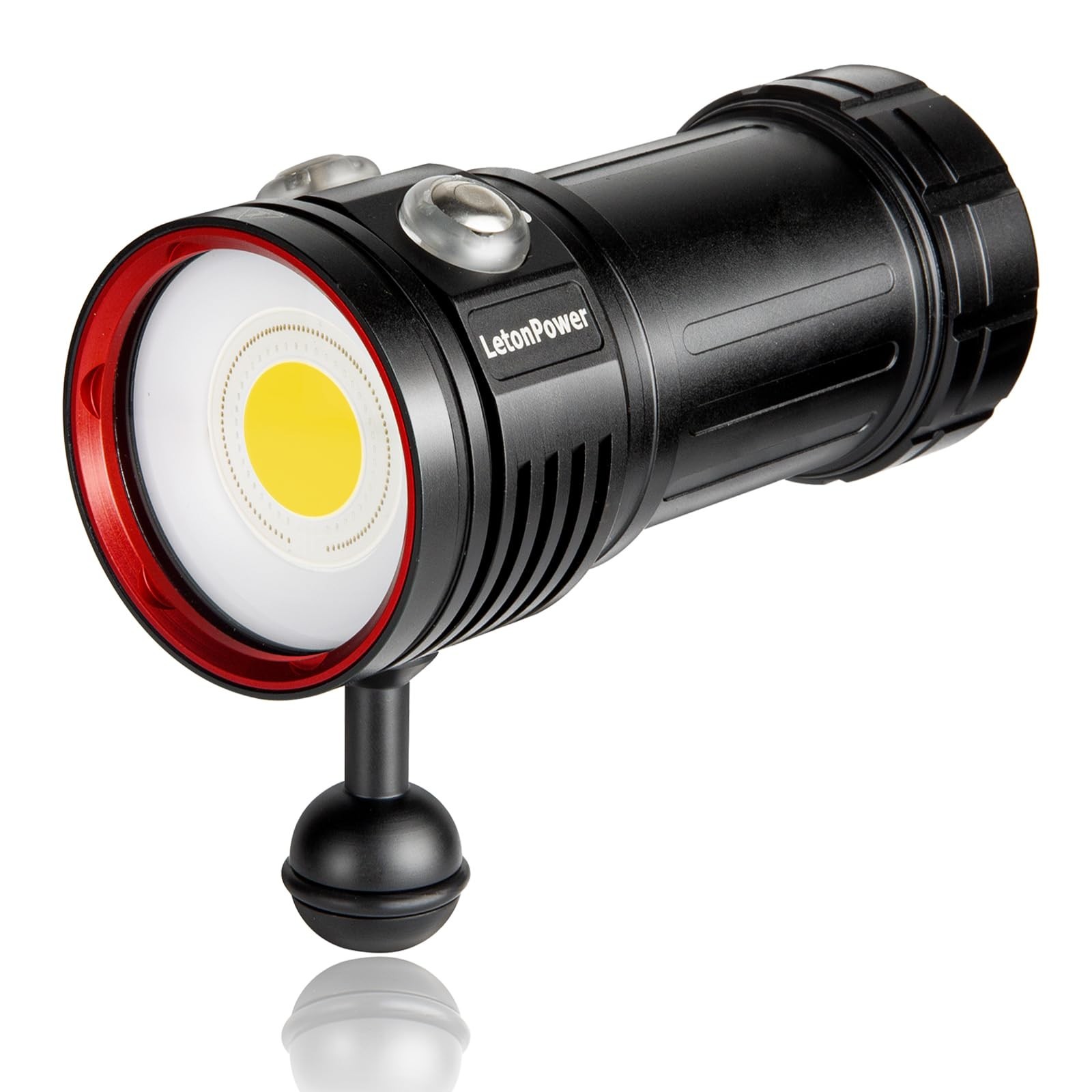 Diving Flashlight, L12 8000Lumens Dive Light,100m Underwater Video Light, Scu…
