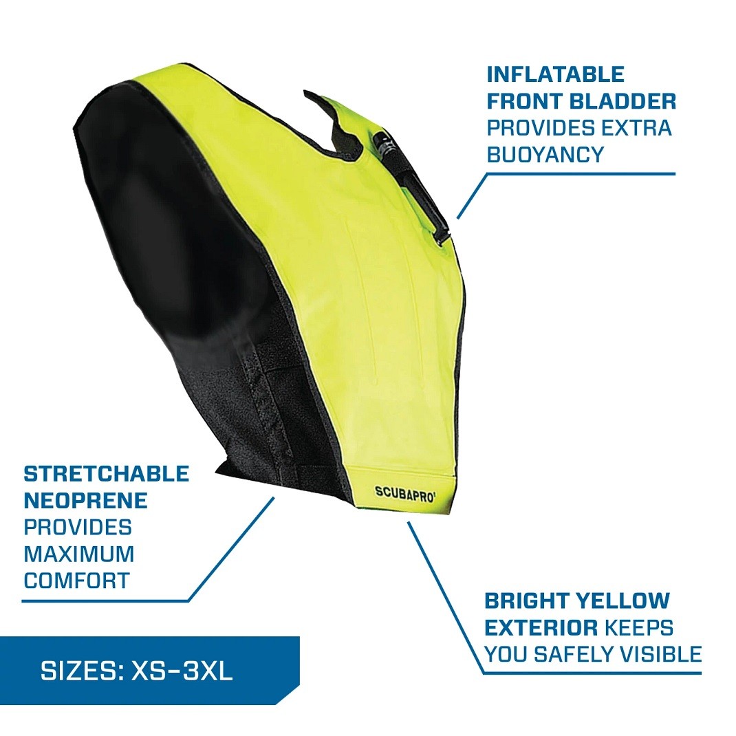 Scubapro Cruiser Adult Snorkeling Vest, 3XL