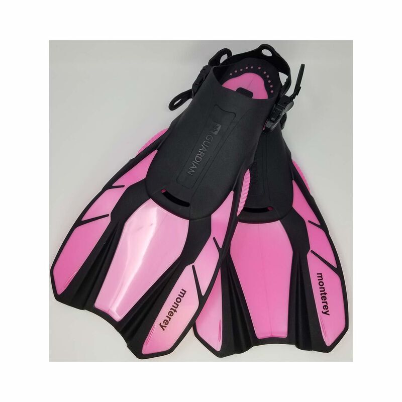 Guardian MONTEREY Pro Scuba & Snorkeling Frameless Silicone Pink Dive Mask Set