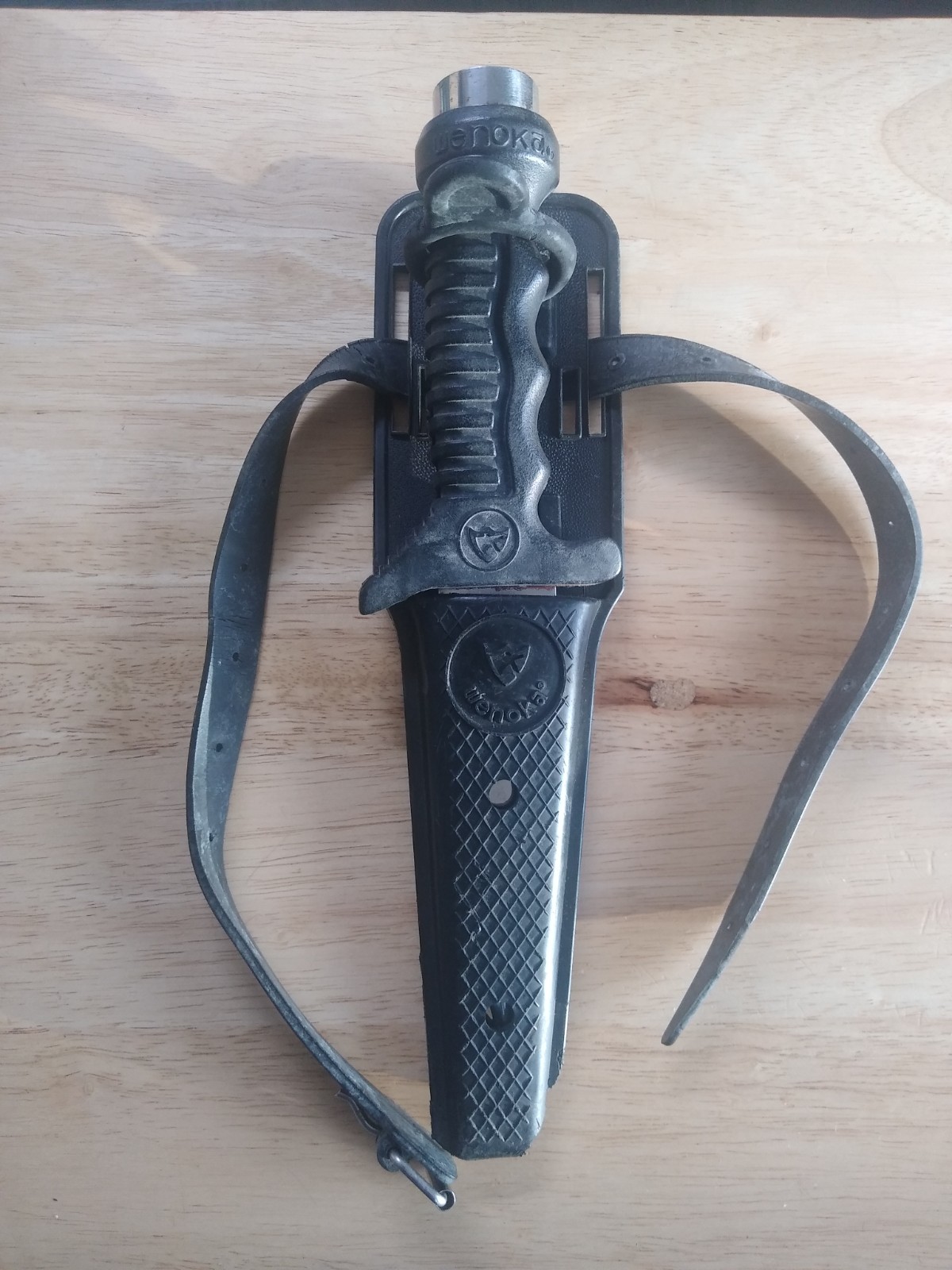 Vintage Wenoka Dive Knife # 8542 Stainless Steel Japan 10 1/2″