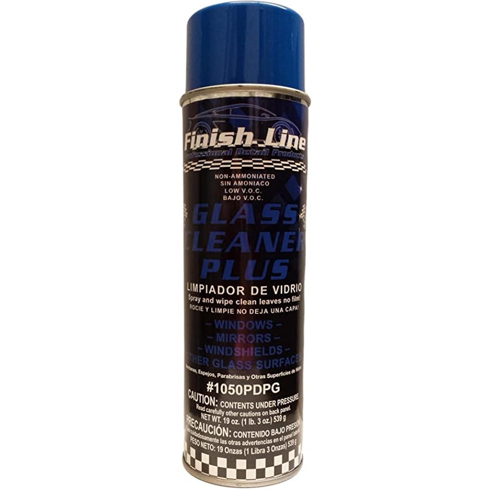 Finish Line Glass Cleaner Plus – For Cars or Home