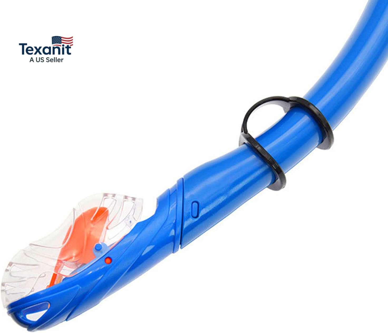 2 Pieces Scuba Diving Dive Snorkeling Silicone Snorkel Mask Strap Keeper Holder