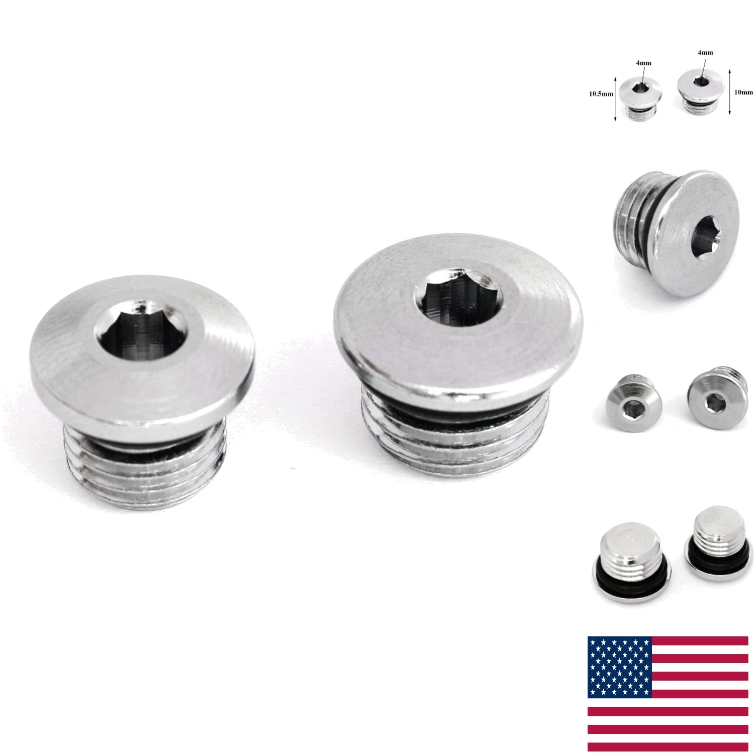 High Quality Stainless Steel Scuba Regulator Plug Kit with Leak-Proof O-Ring