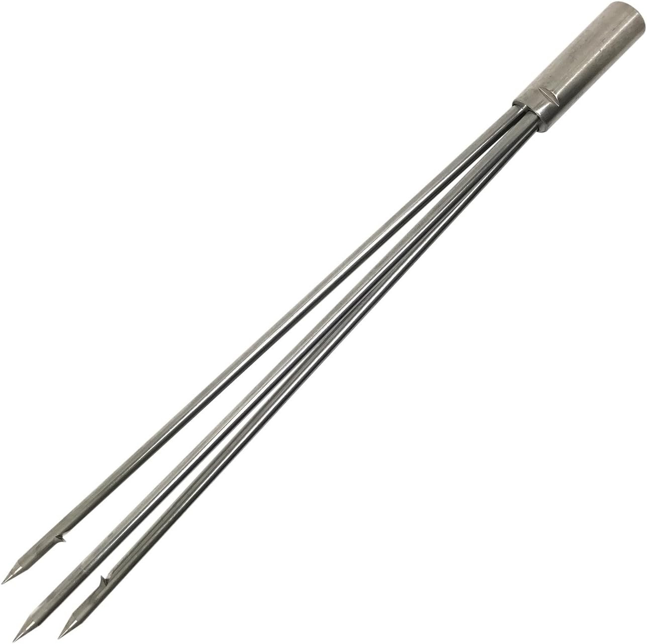 11″ Stainless Steel Spearfishing Pole Spear with 3-Prong Tip – 6Mm Female Thread
