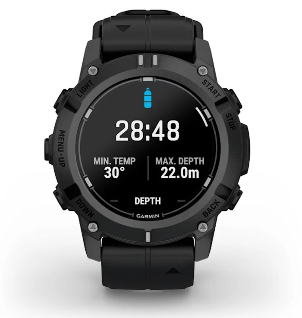 Garmin Descent G2 Watch-style Dive Computer Black/Black with Power Bank