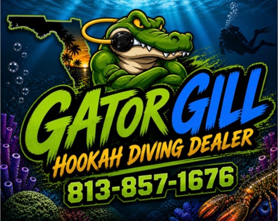 Hookah Diving 120-volt Boat Hull cleaning system 75′ hose, 2nd stage and filter