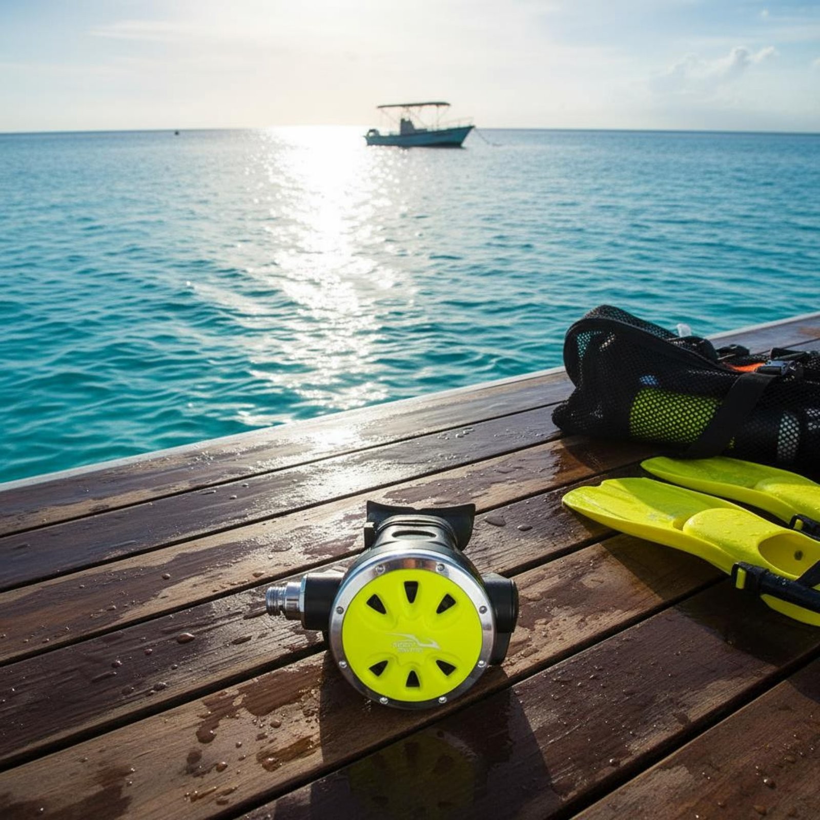 Non-Adjustable Breathing Stage Comfortable Fit Dive Gear High Visibility