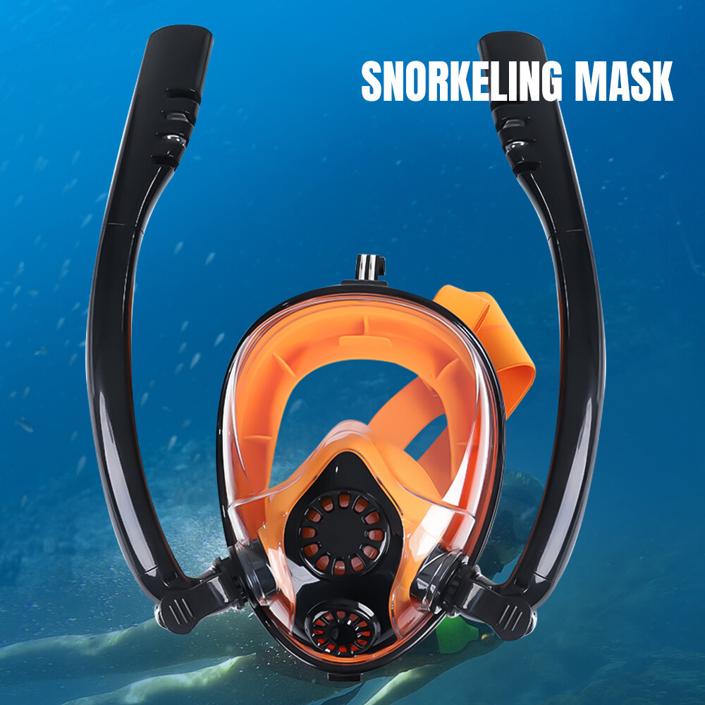 DEDEPU SCUBA Tank Diving Oxygen Reserve Air Hand Pump Mask Underwater Equipment