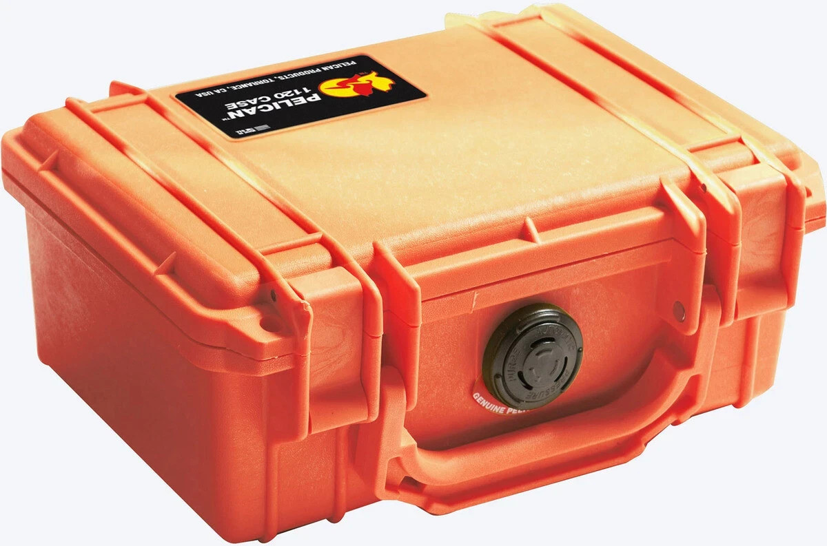 Orange Pelican 1120 Case empty no Foam