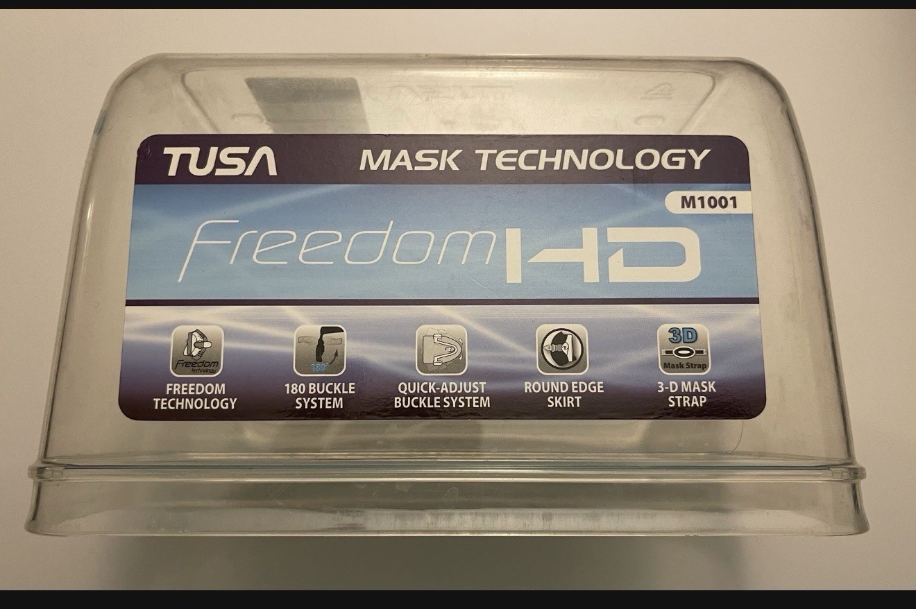 TUSA Scuba Diving Mask + Aegend Dry Snorkel Combo (see description for details)