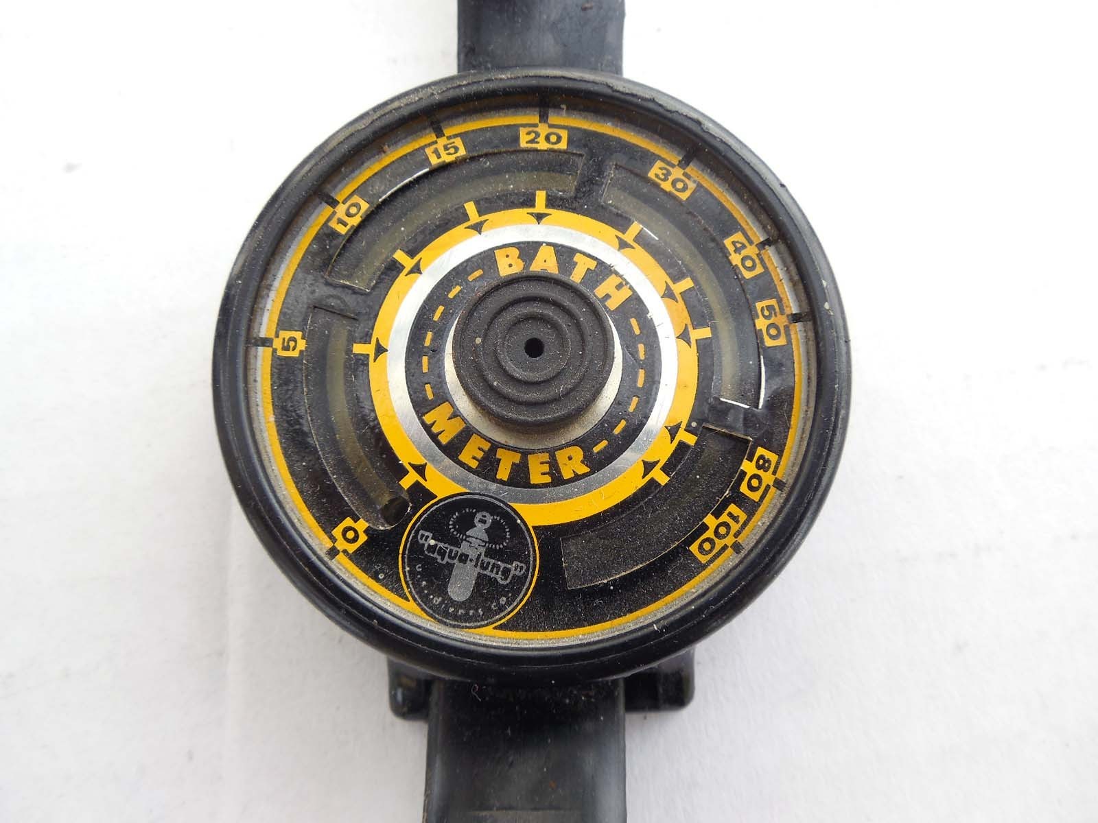 1960 US DIVERS BATHOMETER CAPILLARY DEPTH GAUGE – 0-100 FEET – HARD TO FIND