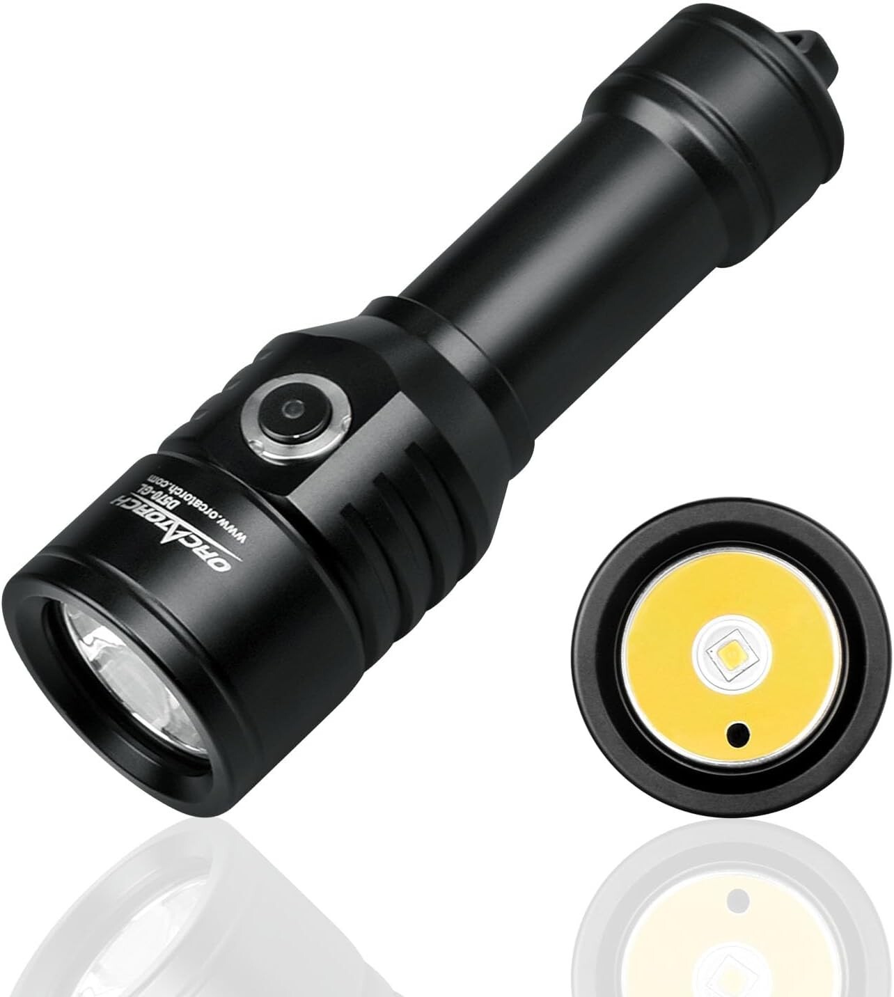 GL 2.0 2-in-1 Scuba Diving Signal Light 1500 Lumens Underwater Flashlight, 10…