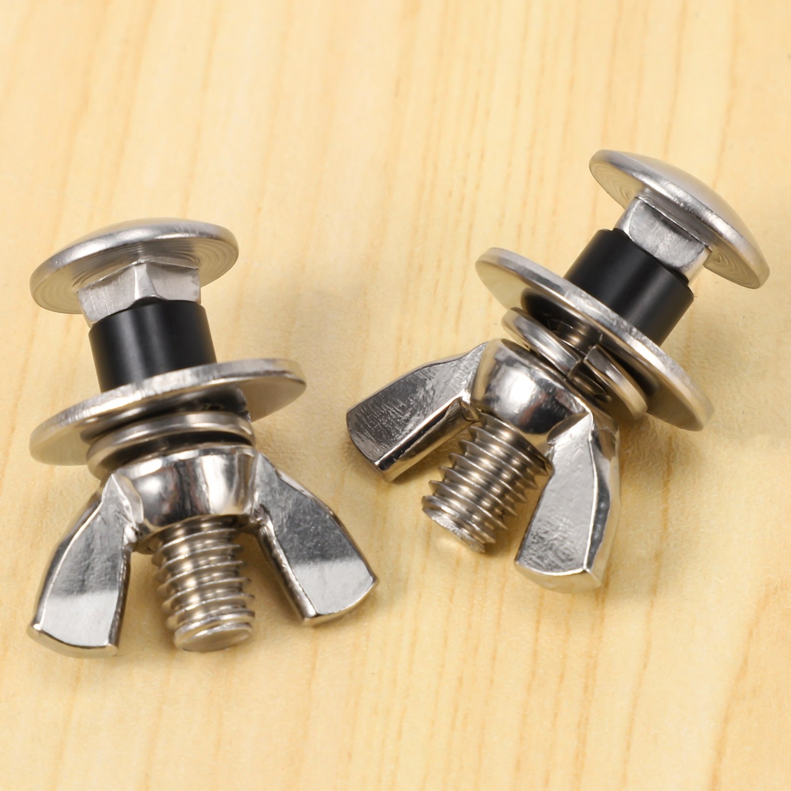 2Pcs 316 Stainless Steel Diving Screws Butterfly Backplate Nuts for8245