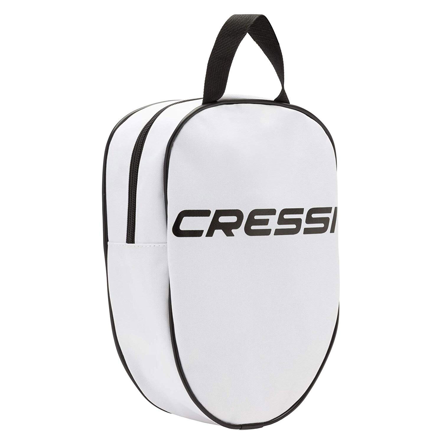 Open Box Cressi Duke Dry Full Face Mask,Clear/Yellow,Small/Medium