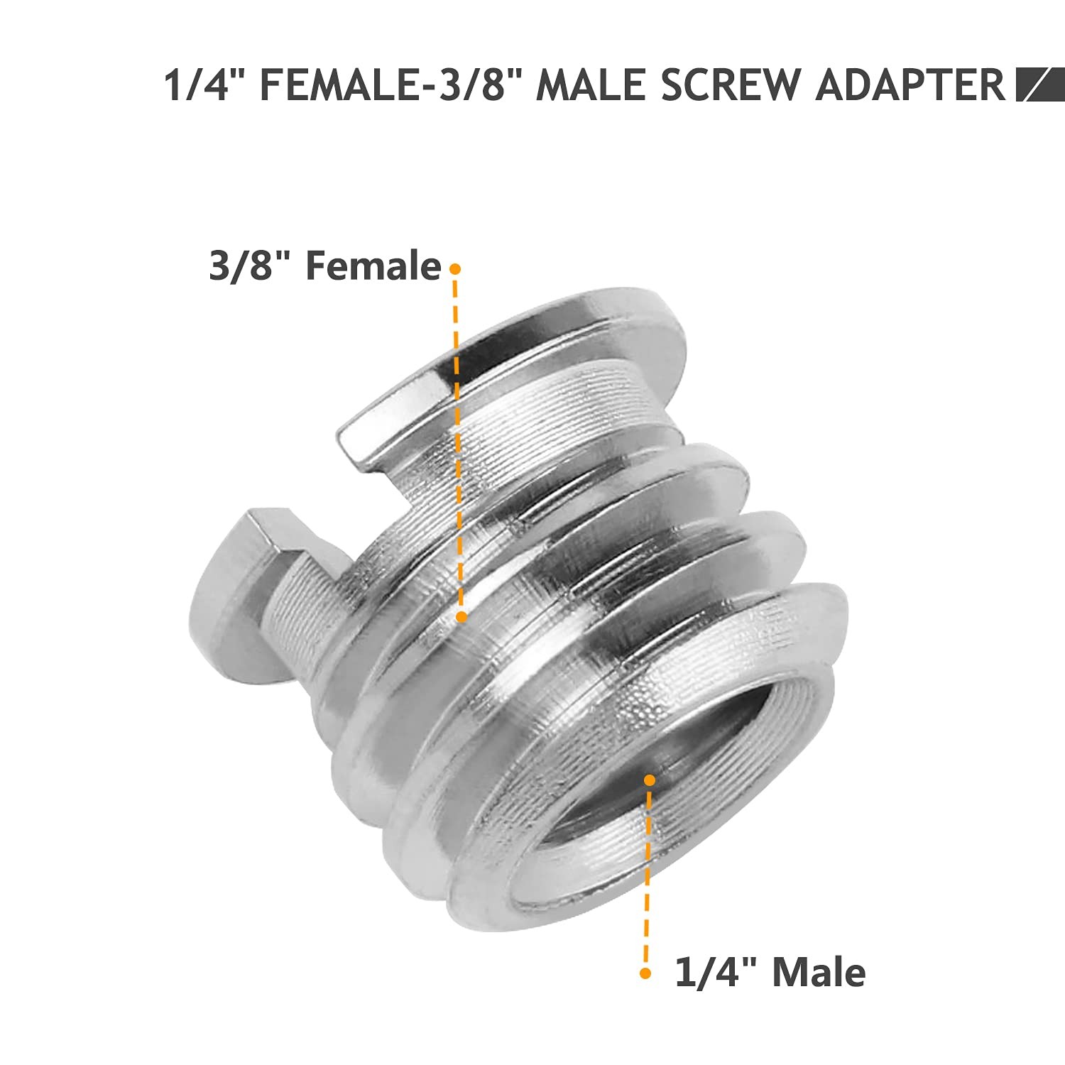12 Pcs 1/4″ & 3/8″ Camera Screw Adapter Set – DSLR, 1/4» or 3/8», 12