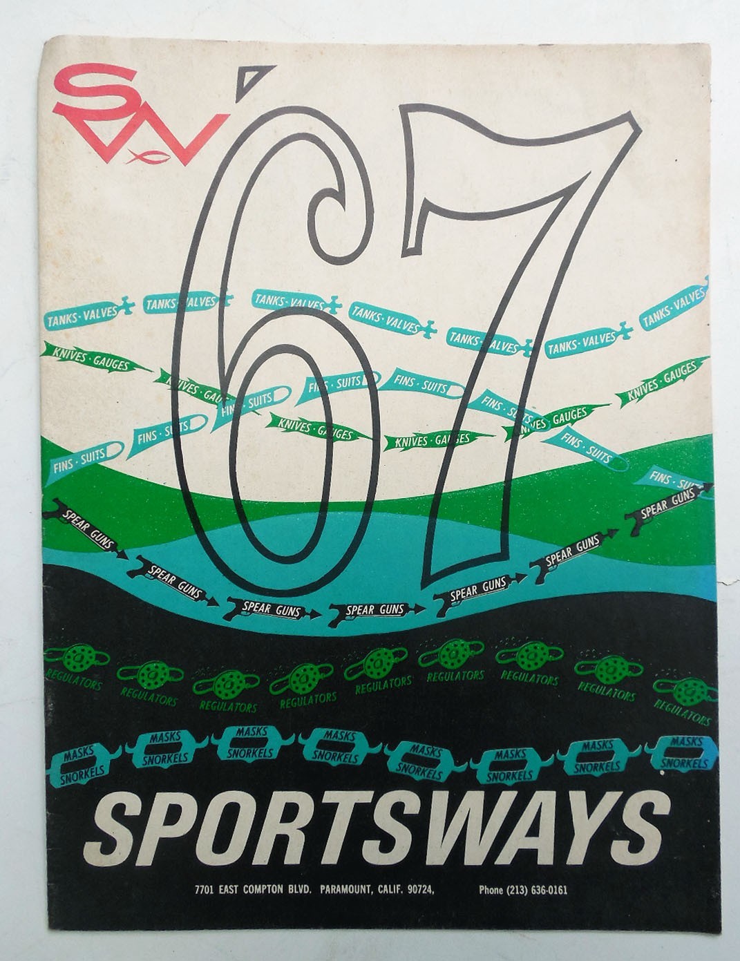 ORIGINAL 1967 SPORTSWAYS SCUBA DIVING EQUIPMENT CATALOG