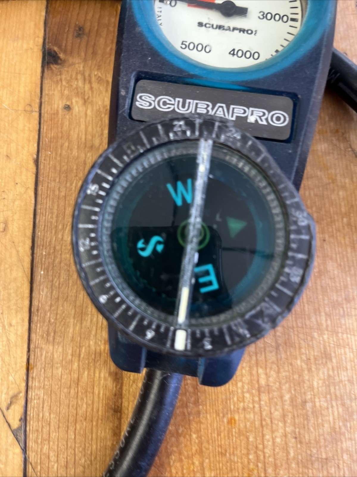 Vintage Scubapro MK10 / D300 Regulator And Compass