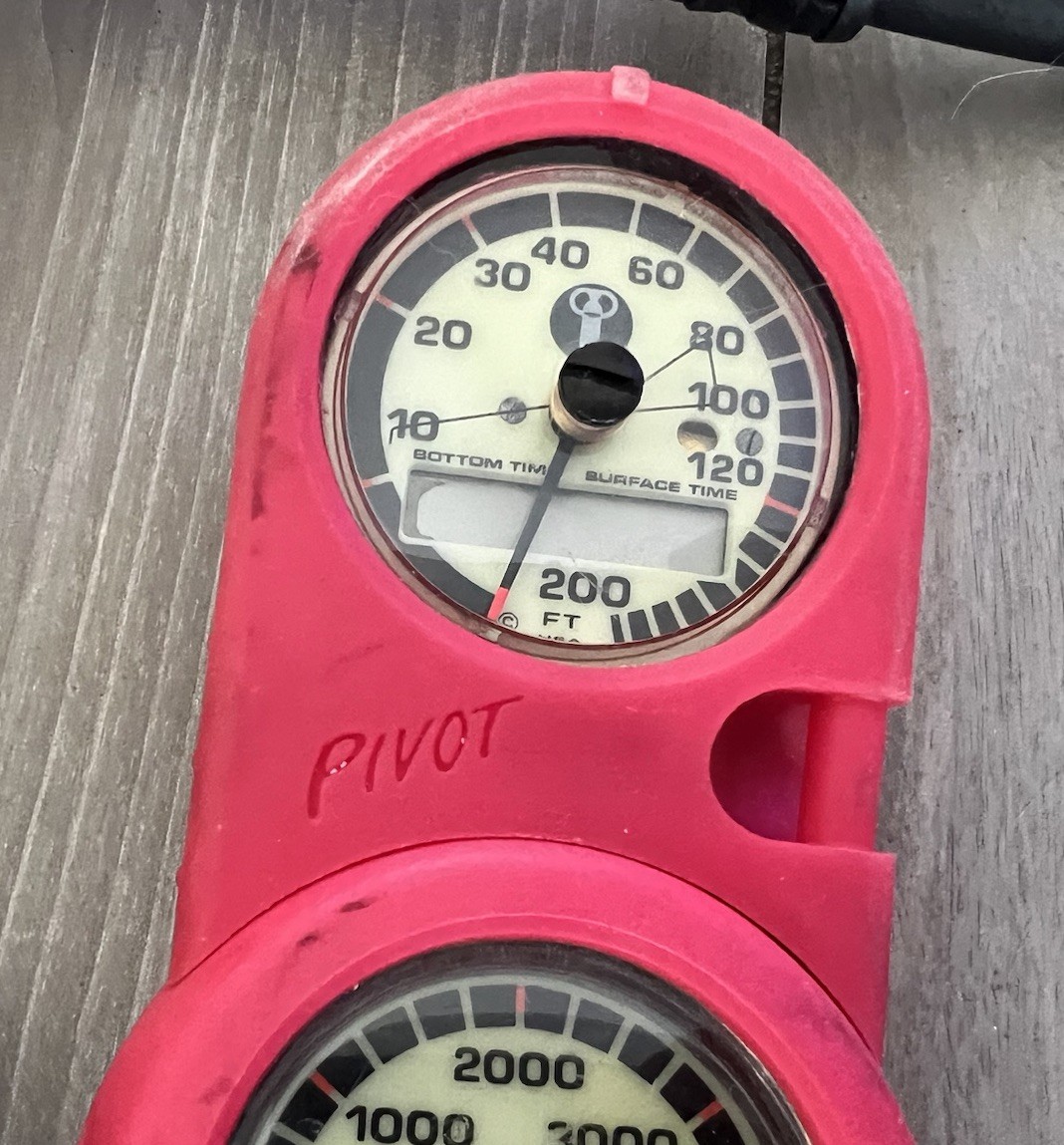 US Divers Aqualung Micra Scuba Regulator & Octopus w/ Pivot Gauge Made in USA