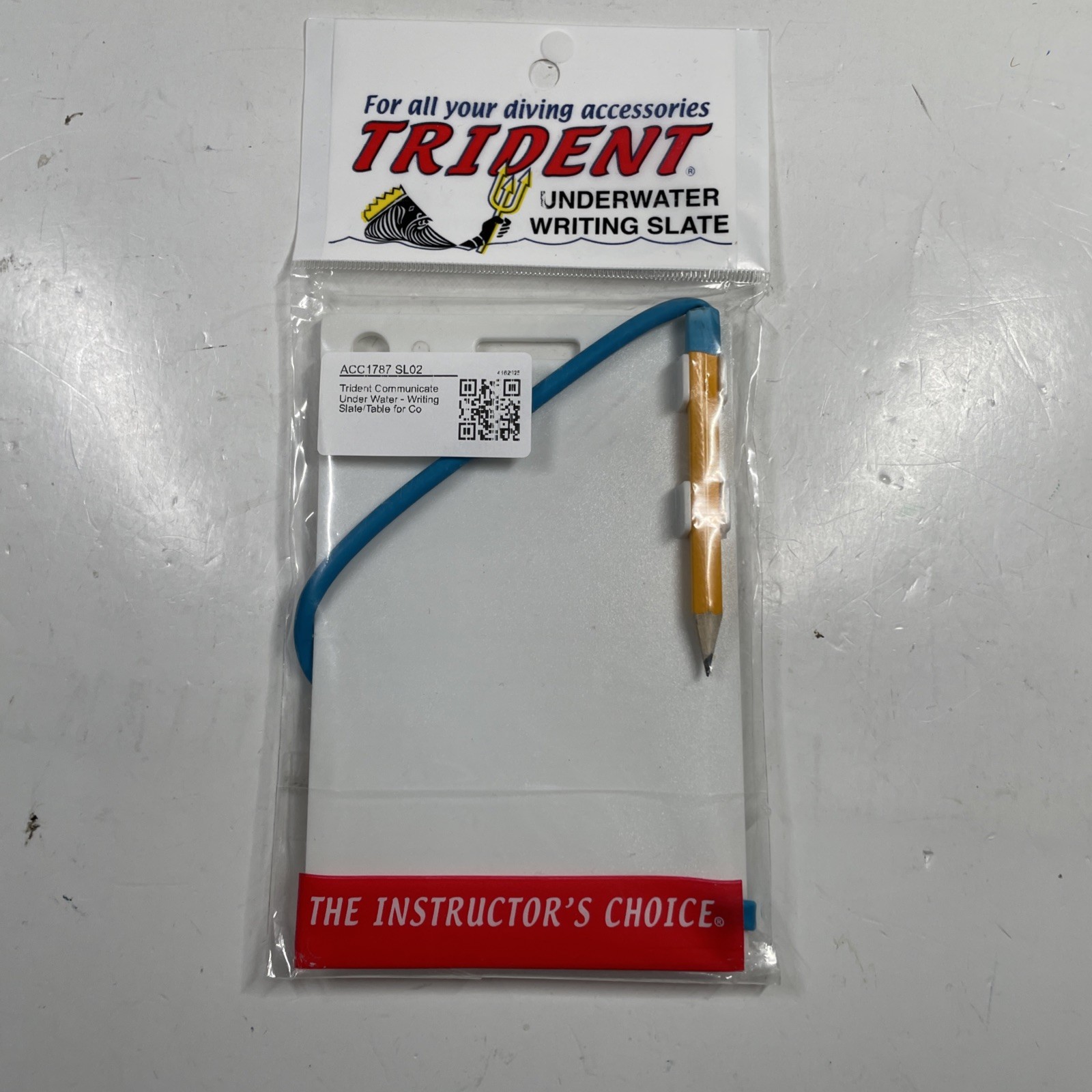 Trident Medium 4″ x 6″ Underwater Writing Dive Slate NEW IN PACKAGE!