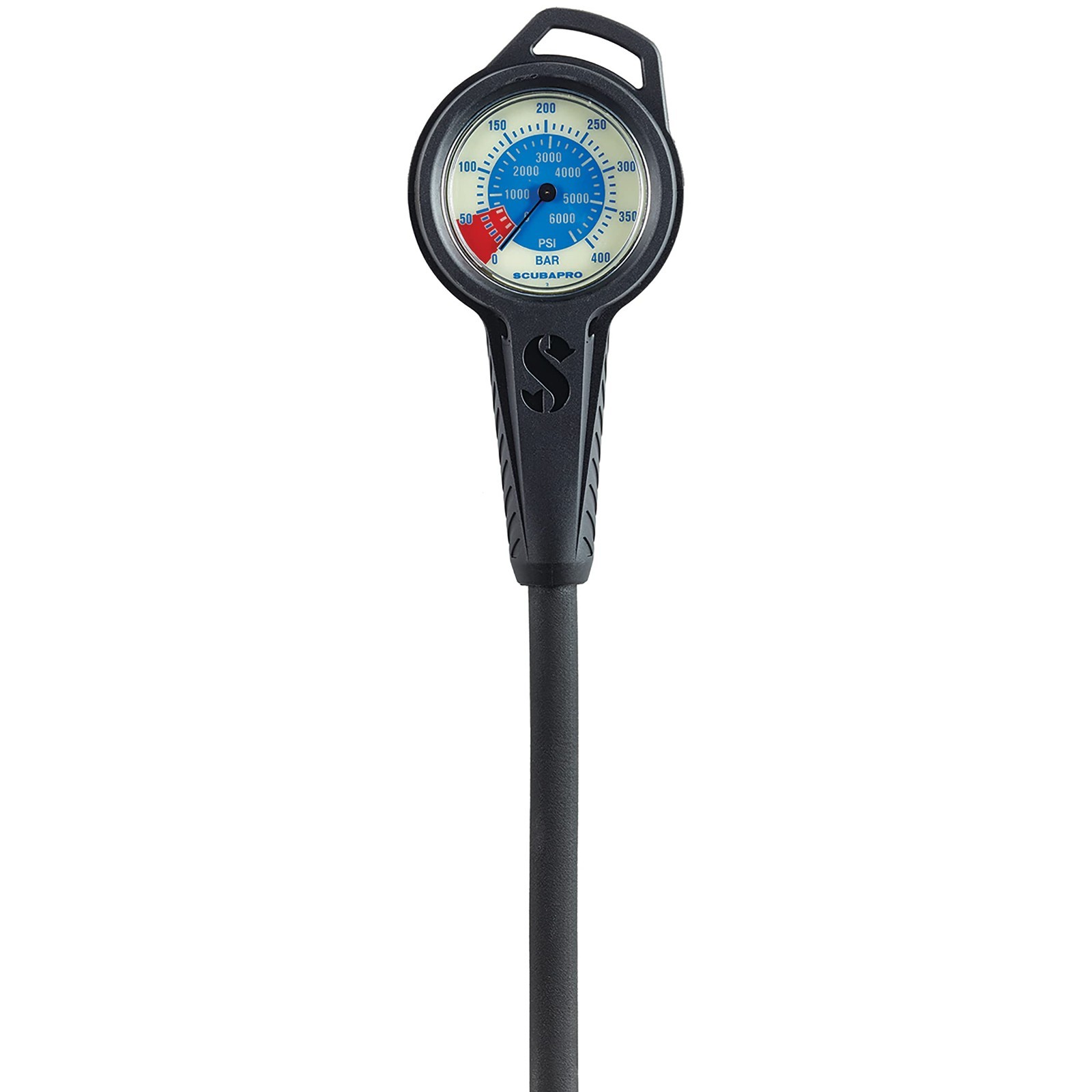 Metal Diving Pressure Gauge Dual Bar/PSI Scuba Tank Air Depth Monitor