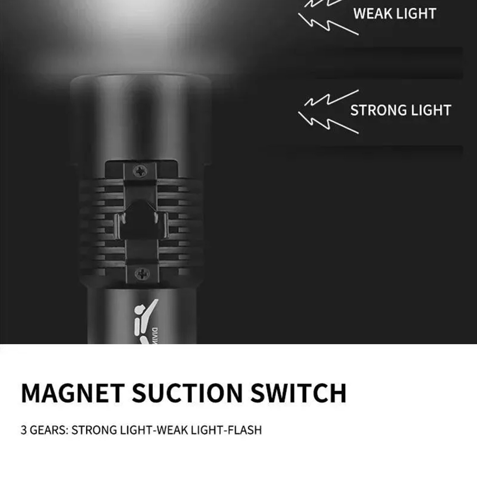 IPX8 4000LM Professional Diving Flashlight Underwater 200m Scuba Dive Torch USoy