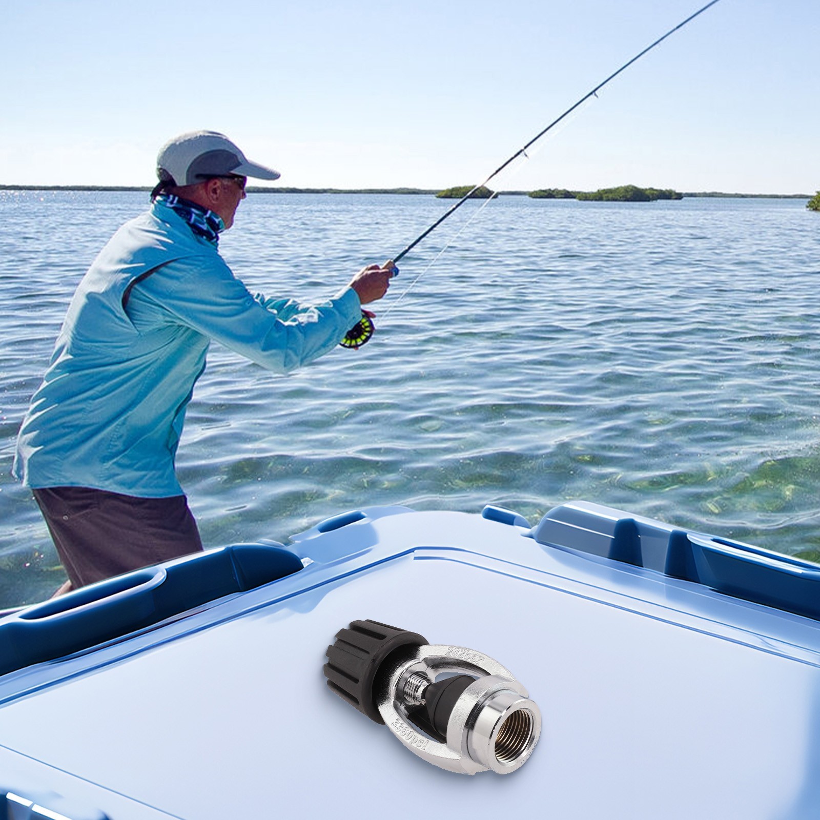 Scuba Diving Din to for Yoke Adapter For Din 1 stage With Dust Cap