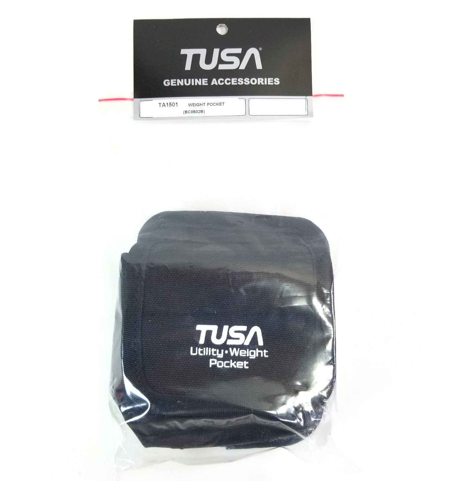 2X TUSA 4lb Trim Weight Belt Utility Pocket Pouch Equipment Scuba Dive BC BCD