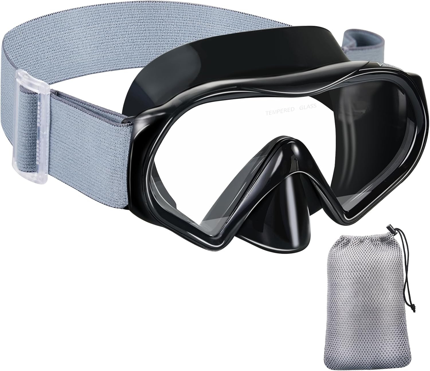 Swimming Goggles Scuba Snorkeling Mask for Adults, Tempered Glass with Panoramic